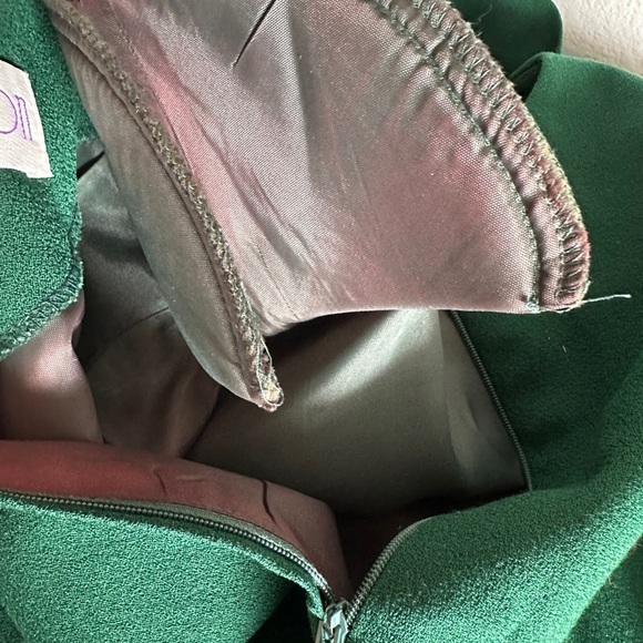 Vintage Elegant Green Women's Dress - Picture 7 of 7